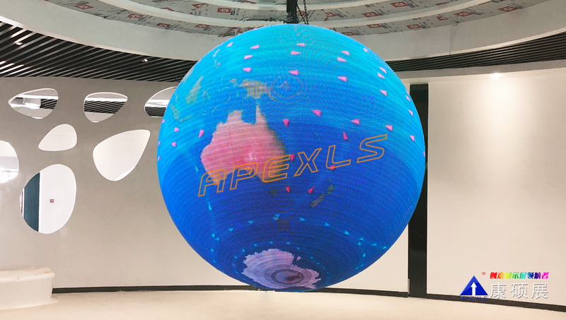 Apexls LED Sphere Screen Shining on ASEAN