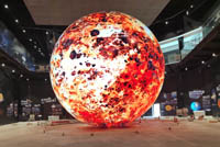 P3 LED Sphere Screen With A Diameter Of 11 Meters