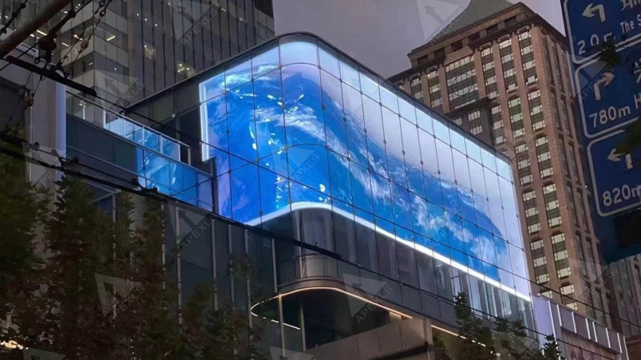 Shanghai CITIC Pacific Square LED Transparent Display