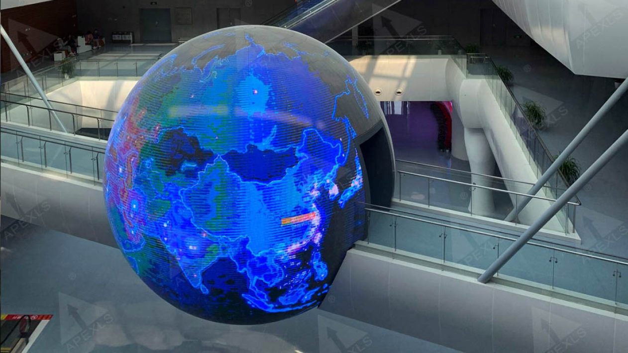 Qinshan Nuclear Power Science and Technology Museum LED Sphere Display