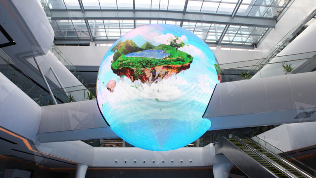 Qinshan Nuclear Power Science and Technology Museum LED Sphere Display