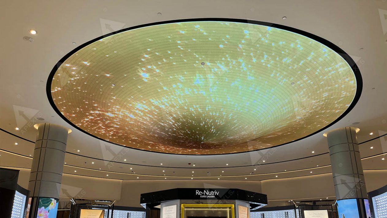 LED creative circular display in Hotel Lisboa, Macau