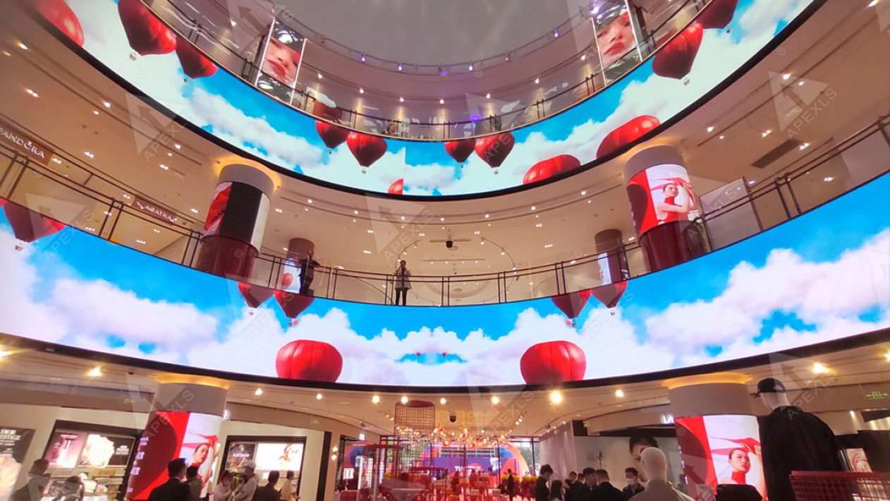 Shenzhen Duty Free Shop Group Haikou Mission Hills Duty Free Towm LED Creative display