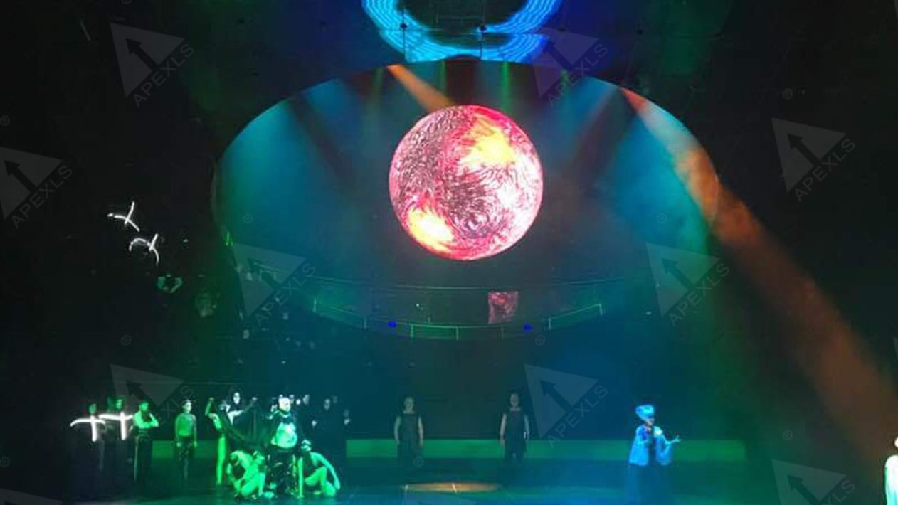 Jerusalem Theatre, Israel P5 LED spherical screen