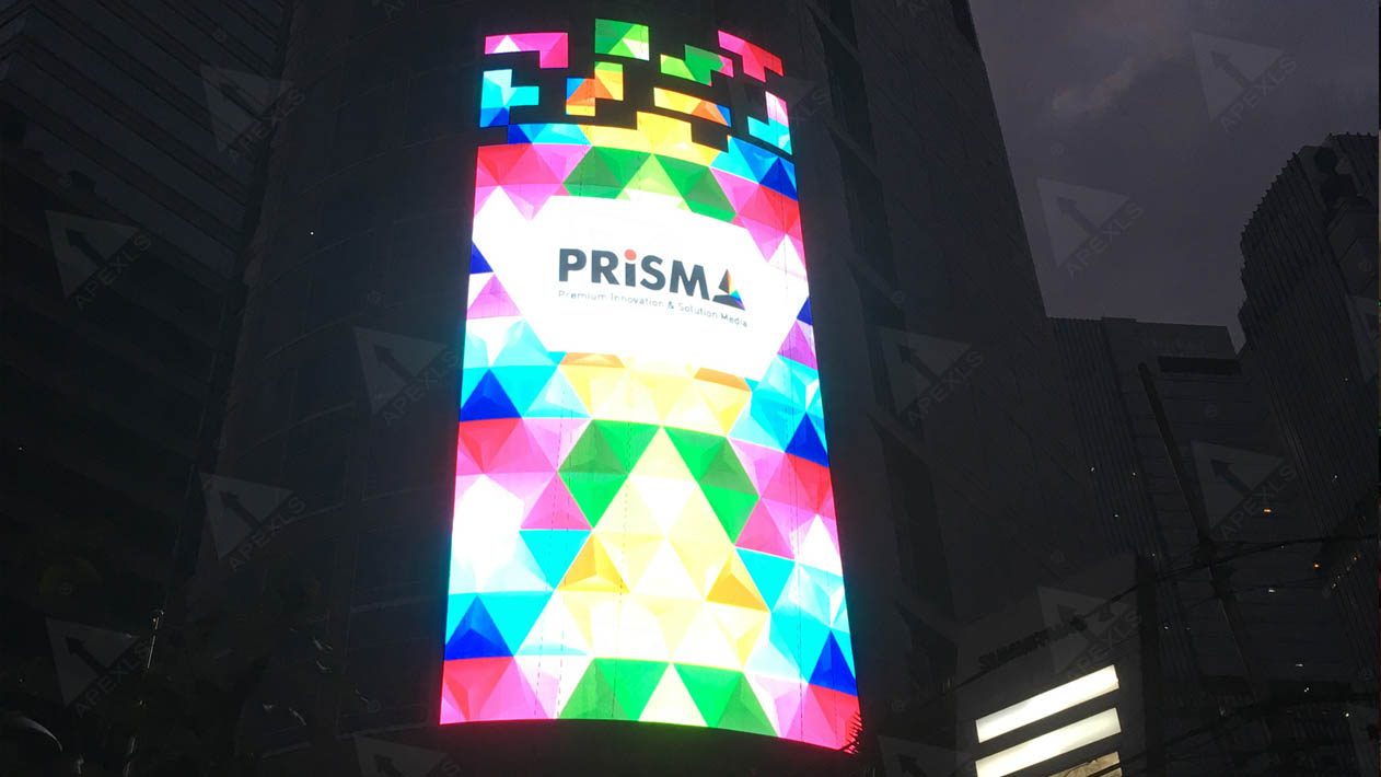 Commercial Buildings in Jakarta, Indonesia Outdoor LED Grid Display