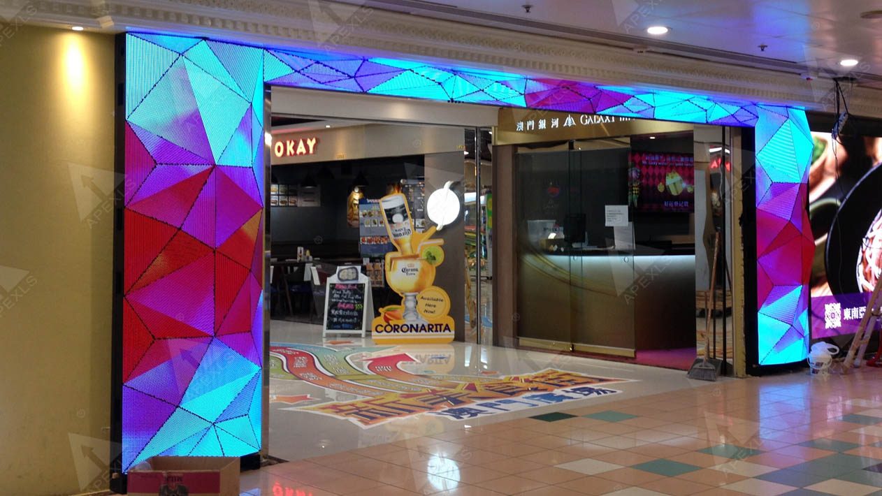 Hong Kong Shopping Mall P6 Diamond Shaped Display