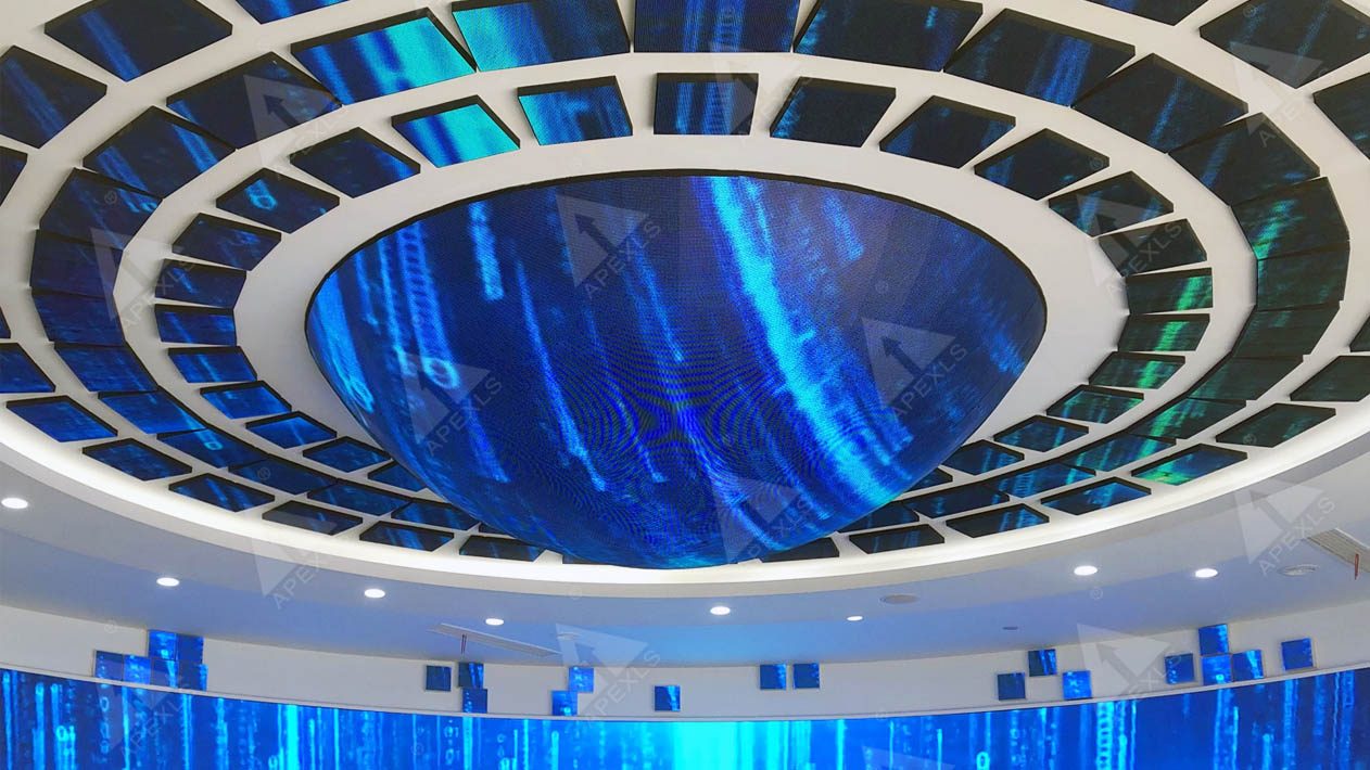 Nanjing Mingmo Video Company Hemispherical LED display