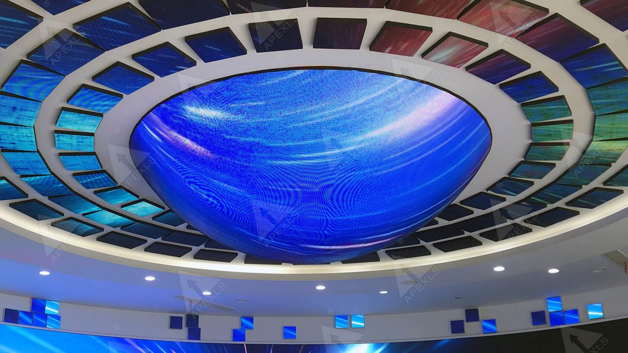 Nanjing Mingmo Video Company Hemispherical LED display