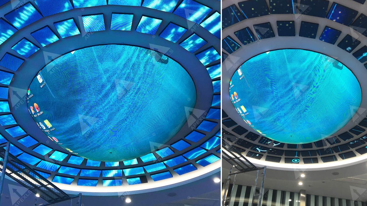 Nanjing Mingmo Video Company Hemispherical LED display